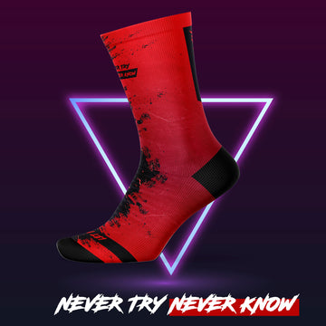 Calcetín Deportivo SOCK SPORT+ NEVER TRY NEVER KNOW