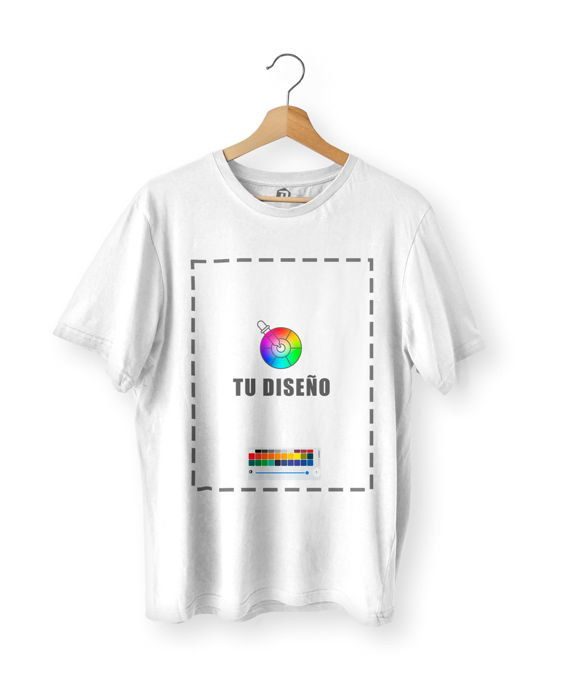 Camiseta Algodón PERSONALIZADA hasta 3 zonas - El placer de personalizar