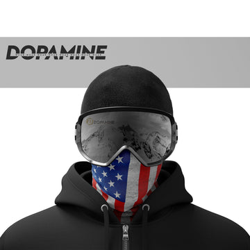 Dopamine Buf Tubular AMERICAN FLAG® - DOPAMINEOFICIAL