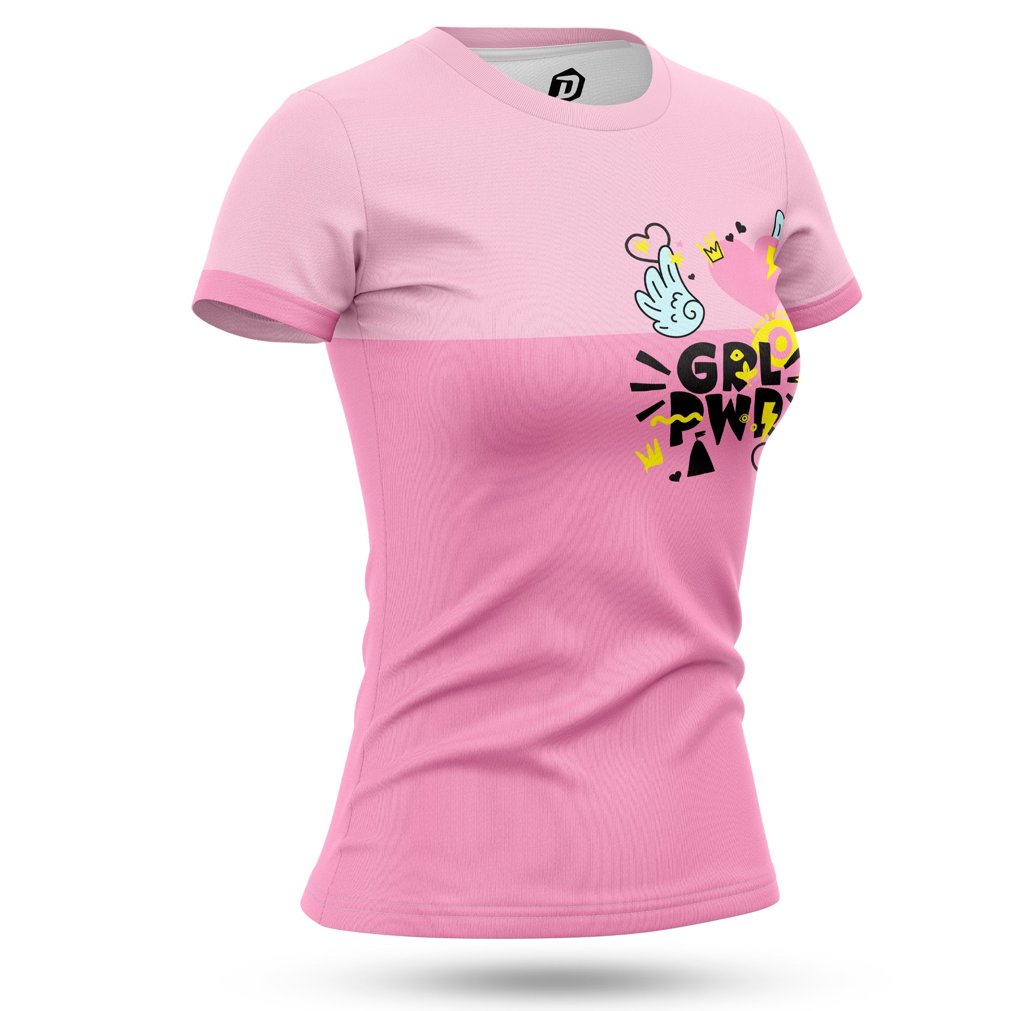 Camiseta técnica rosa GRL POWER™ - DOPAMINEOFICIAL