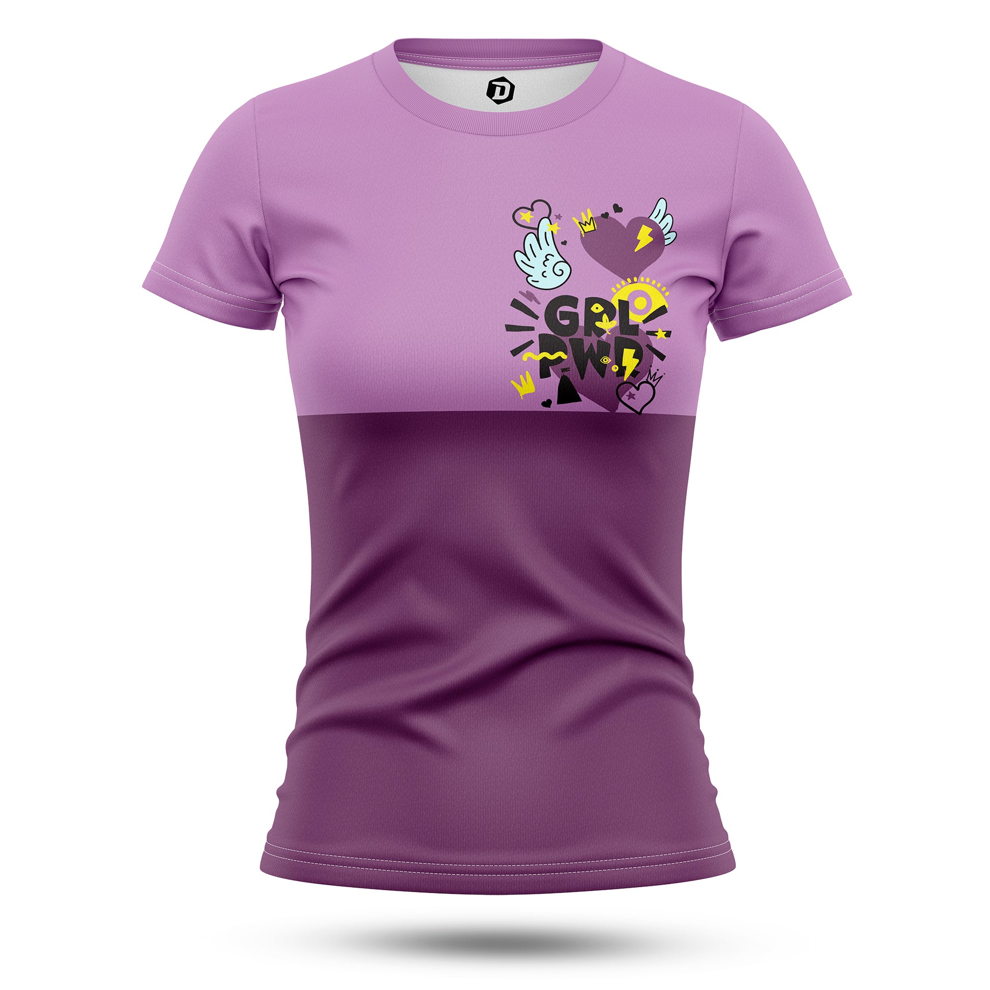 Camiseta técnica rosa GRL POWER™ - DOPAMINEOFICIAL