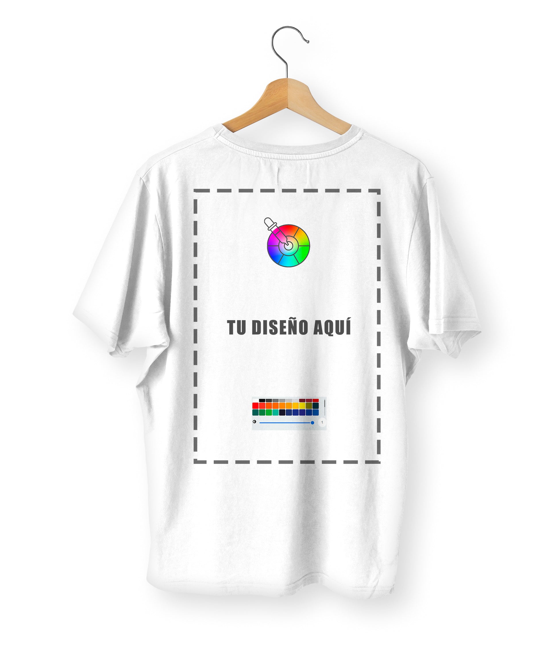 Camiseta Algodón PERSONALIZADA hasta 3 zonas - El placer de personalizar